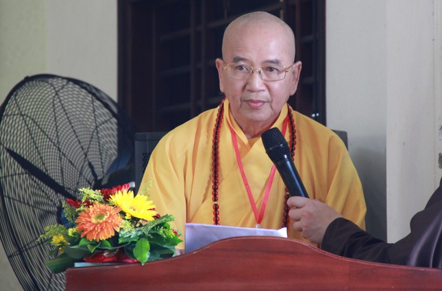 Hòa thượng Thích Khế Chơn phát biểu khai mạc