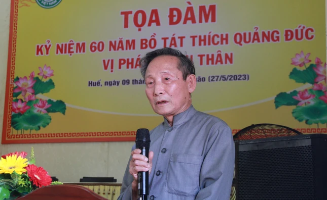 Giáo sư Lê Mạnh Thát là một chứng nhân lịch sử tại sự kiện Đài Phát thanh Huế năm 1963