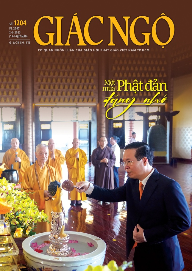 Bìa báo Giác Ngộ số 1204 - Ảnh: Hữu Khoa, Mỹ thuật: Tống Viết Diễn Bìa báo Giác Ngộ số 1204 - Ảnh: Hữu Khoa, Mỹ thuật: Tống Viết Diễn