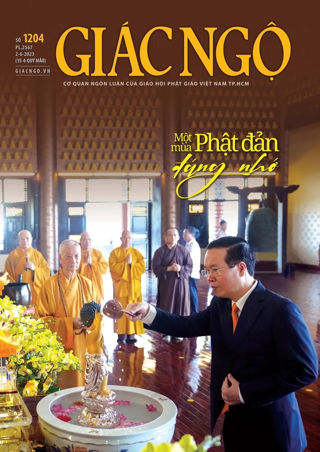 Bìa báo Giác Ngộ số 1204 - Ảnh: Hữu Khoa, Mỹ thuật: Tống Viết Diễn Bìa báo Giác Ngộ số 1204 - Ảnh: Hữu Khoa, Mỹ thuật: Tống Viết Diễn