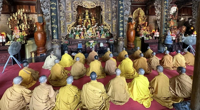 Trường hạ chùa Đại Bi có 35 chư Tăng an cư