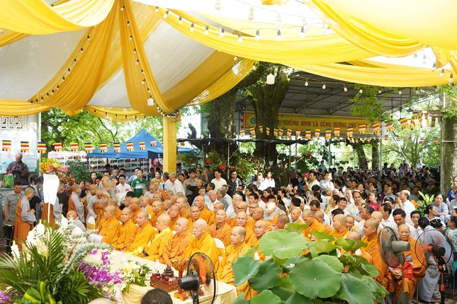 Chư Tăng Ni, Phật tử về dự lễ