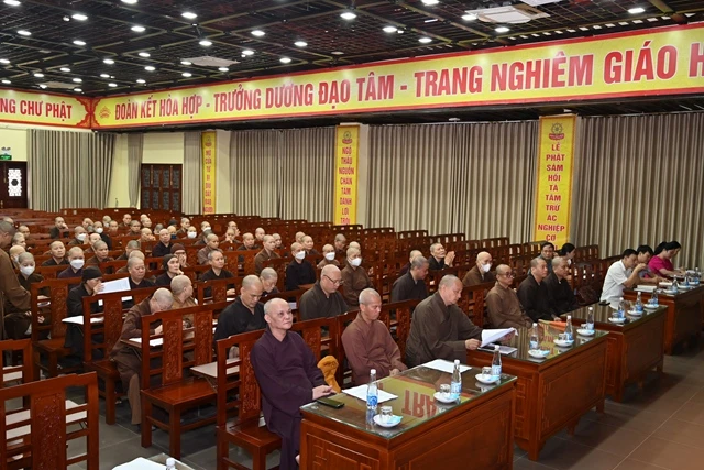 Chư Tăng Ni tham dự hội nghị