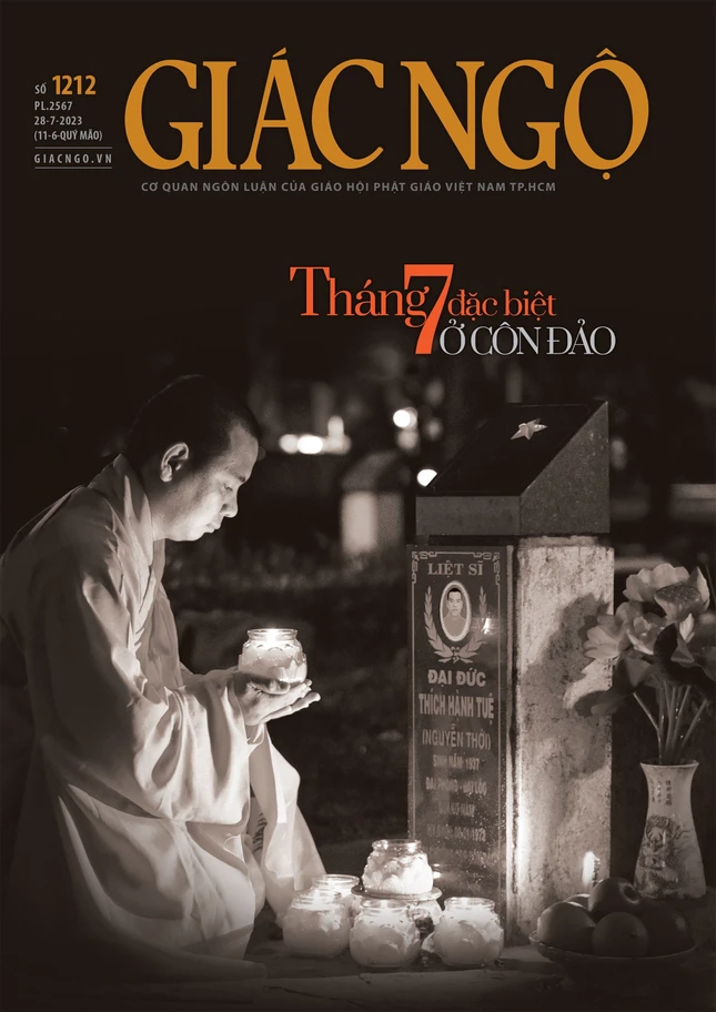 Bìa Báo Giác Ngộ số 1212 - Mỹ thuật: Tống Viết Diễn