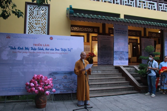 Hòa thượng Thích Hải Ấn phát biểu