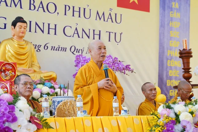 Hòa thượng Thích Bảo Nghiêm ban đạo từ