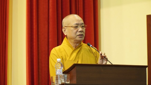 Hòa thượng Thích Thanh Đạt phát biểu tri ân Hòa thượng Thích Thanh Đạt phát biểu tri ân