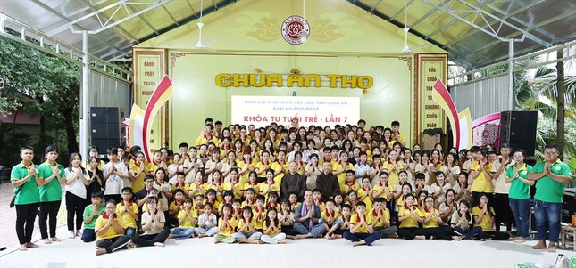 Khóa tu tuổi trẻ lần 7 tại chùa Ân Thọ với sự tham gia của 600 bạn trẻ