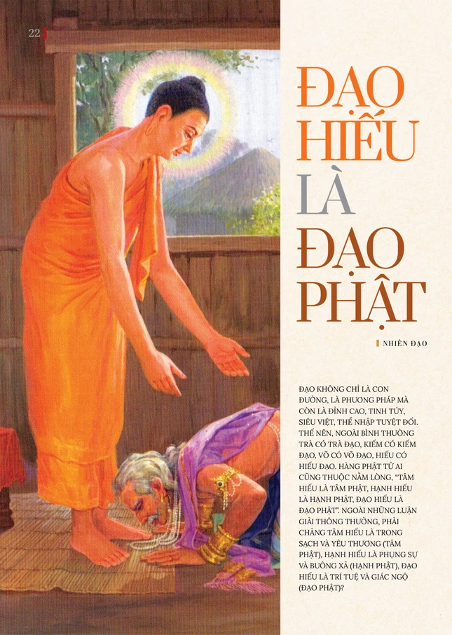 Bài đăng trên Giai phẩm Vu lan 2023 - Mỹ thuật: Tống Viết Diễn