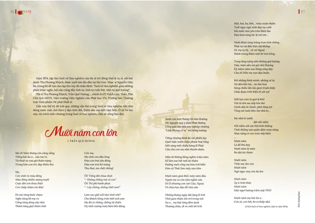 Bài đăng trên Giai phẩm Vu lan 2023