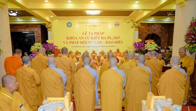 Quang cảnh buổi lễ