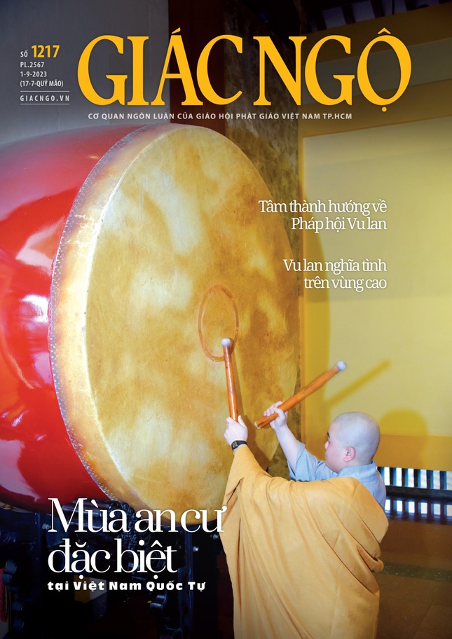 Bìa Báo Giác Ngộ số 1217 - Mỹ thuật: Tống Viết Diễn