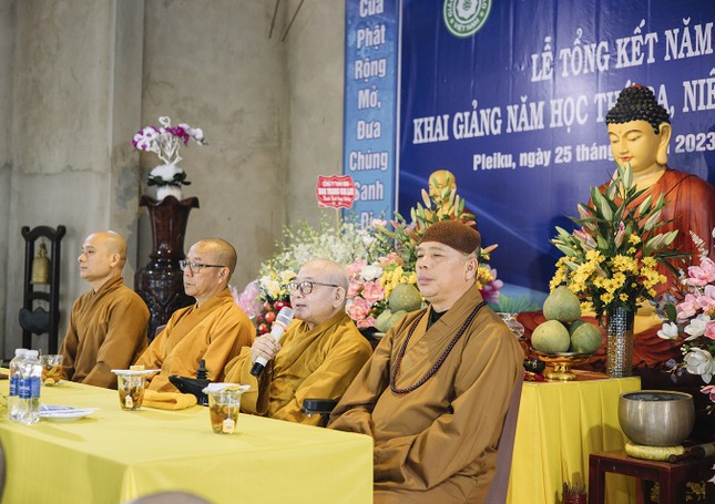 Hòa thượng Thích Tâm Tường phát biểu khai mạc