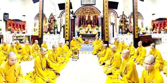 101 hành giả tác pháp Tự tứ tại trường hạ chùa Yên Vệ (H.Yên Khánh)