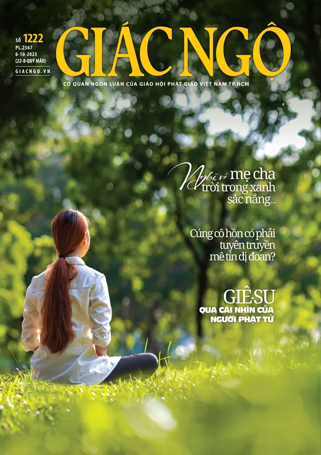 Bìa Báo Giác Ngộ số 1222 - Mỹ thuật: Tống Viết Diễn