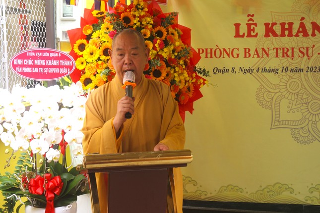 Thượng tọa Thích Huệ Công phát biểu khai mạc Thượng tọa Thích Huệ Công phát biểu khai mạc