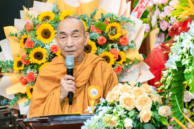 Hòa thượng Thích Giác Tiến phát biểu khai mạc Hòa thượng Thích Giác Tiến phát biểu khai mạc