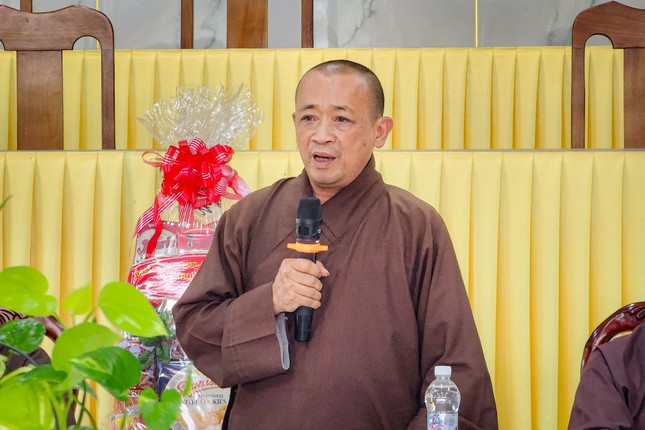 Thượng tọa Thích An Thường phát biểu khai mạc