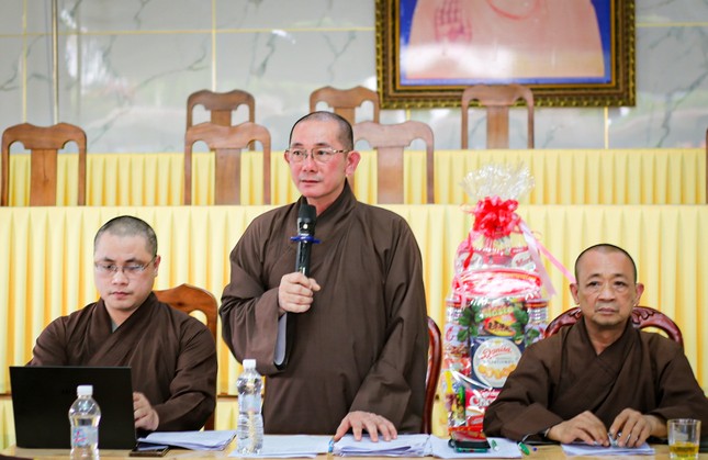 Thượng tọa Thích Tịnh Tâm triển khai kế hoạch tổ chức