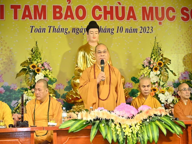 Thượng toạ Thích Thanh Vân ban đạo từ Thượng toạ Thích Thanh Vân ban đạo từ