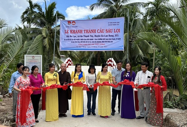 Lễ khánh thành cầu Sáu Lợi tại ấp An Lạc, X.An Thạnh Tây, H.Cù Lao Dung, tỉnh Sóc Trăng