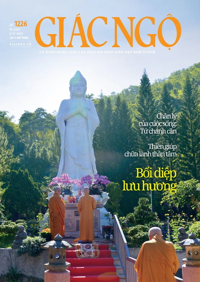 Bìa Báo Giác Ngộ số 1226 - Mỹ thuật: Tống Viết Diễn