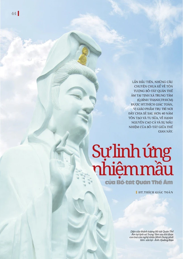 Bài trên Báo Giác Ngộ số 1225 - Thiết kế: Phòng Mỹ thuật BGN/Tống Viết Diễn