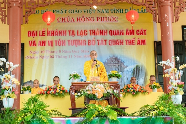 Hòa thượng Thích Châu Quang ban đạo từ