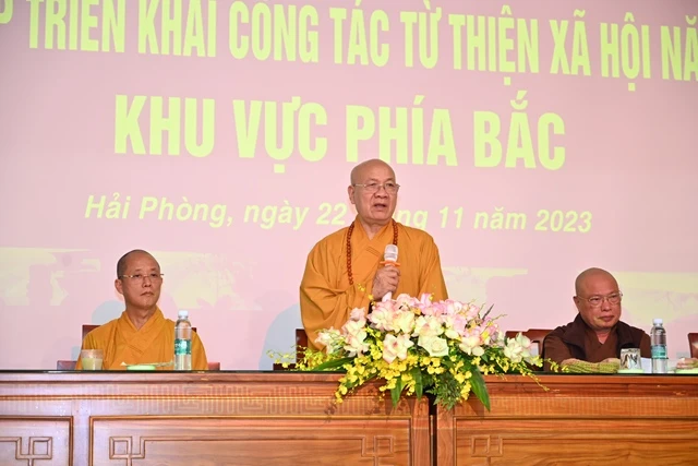 Hòa thượng Thích Quảng Tùng phát biểu khai mạc