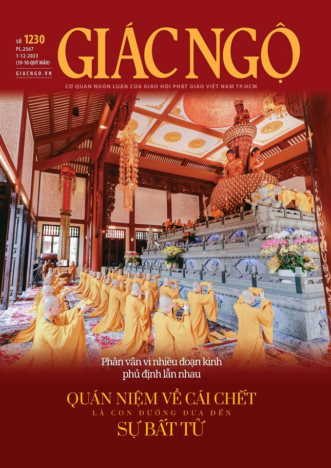 Bìa Báo Giác Ngộ số 1230 - Ảnh: Phùng Anh Quốc/ Mỹ thuật: Tống Viết Diễn