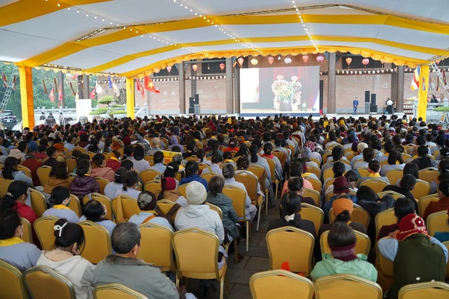 Khóa tu diễn ra trong hai ngày 2 và 3-12-2023 (20 và 21-10-Quý Mão)