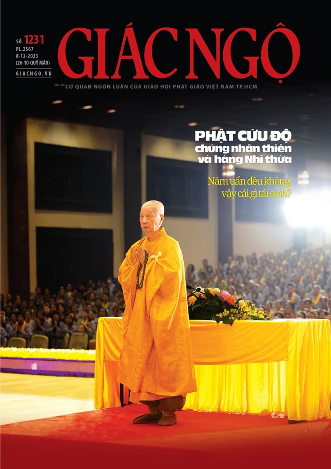 Bìa Báo Giác Ngộ số 1231 - Ảnh: Bảo Trinh/ Mỹ thuật: Tống Viết Diễn