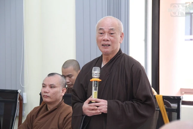 Hòa thượng Thích Giác Đạo góp ý về chương trình Lễ húy nhật Tổ sư tại chùa Thiền Tôn