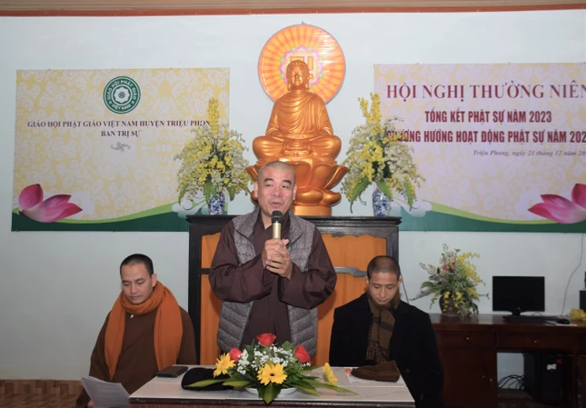 Đại đức Thích Nguyên Mãn phát biểu khai mạc