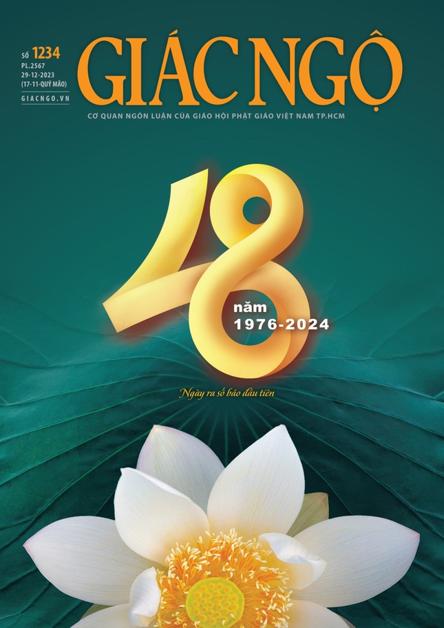 Bìa Báo Giác Ngộ số 1234 - Mỹ thuật: Tống Viết Diễn