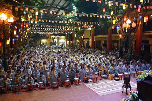 Khóa tu diễn ra trong 2 ngày 16 và 17-1-2024