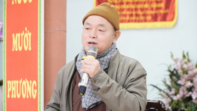 Thượng tọa Thích Thanh Hòa phát biểu đúc kết
