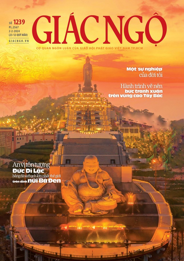 Bìa Báo Giác Ngộ số 1239 - Mỹ thuật: Tống Viết Diễn