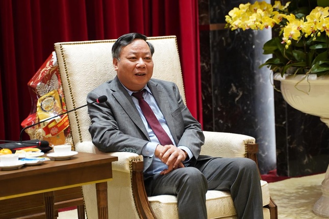 Phó Bí thư Thành ủy Hà Nội Nguyễn Văn Phong phát biểu