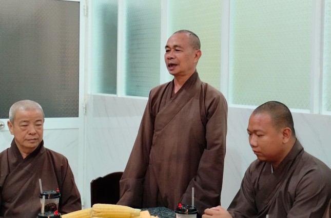 Hòa thượng Thích Huệ Pháp phát biểu