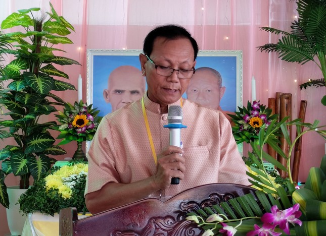 Phật tử Thạch Sanh giới thiệu sơ lược lịch sử chùa MangaLaudyana