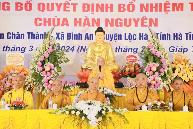 Trưởng lão Hòa thượng Thích Lưu Hòa ban huấn từ Trưởng lão Hòa thượng Thích Lưu Hòa ban huấn từ
