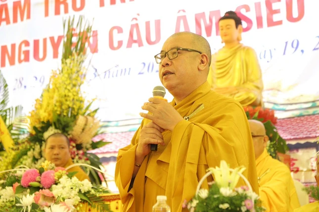 Đại đức Thích Đạo Không phát biểu