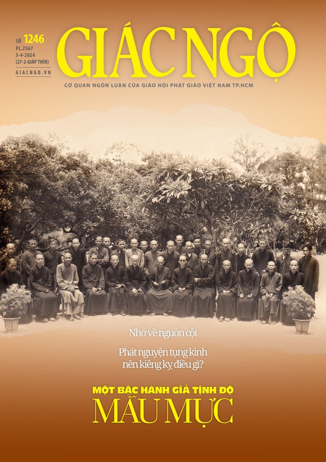 Bìa Báo Giác Ngộ số 1246 - Mỹ thuật: Tống Viết Diễn/BGN
