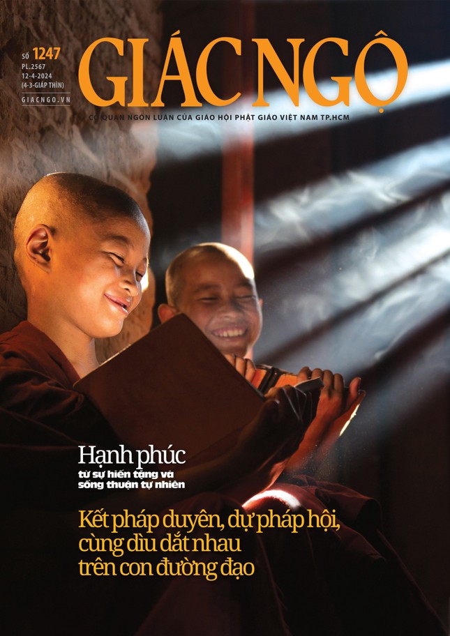 Bìa Báo Giác Ngộ số 1247 - Mỹ thuật: Tống Viết Diễn