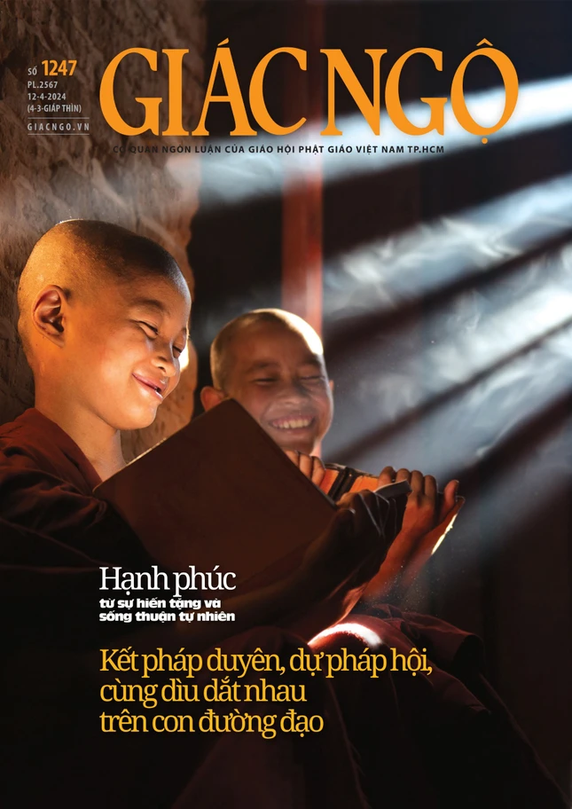 Bìa Báo Giác Ngộ số 1247 - Mỹ thuật: Tống Viết Diễn