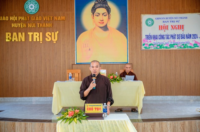 Đại đức Thích Hạnh Thông phát biểu khai mạc