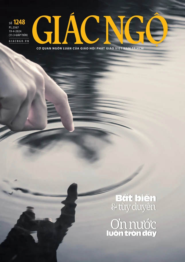 Bìa Báo Giác Ngộ số 1248 - Mỹ thuật: Tống Viết Diễn