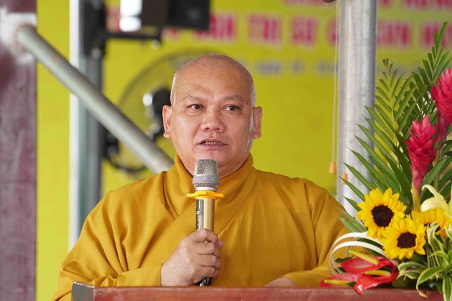 Đại đức Thích Đạt Ma Chí Hải phát biểu khai mạc