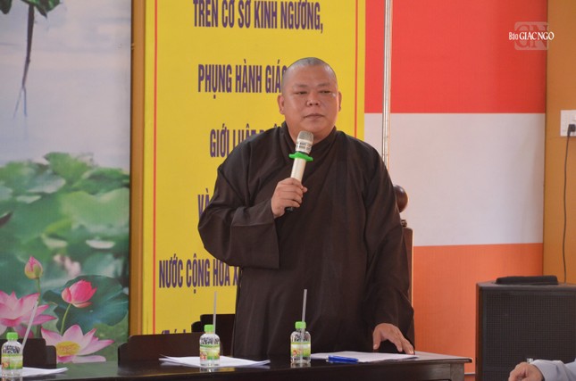 Đại đức Thích Thiện Minh triển khai kế hoạch tổ chức Đại lễ Phật đản Phật lịch 2568 của Phật giáo Q.Bình Tân